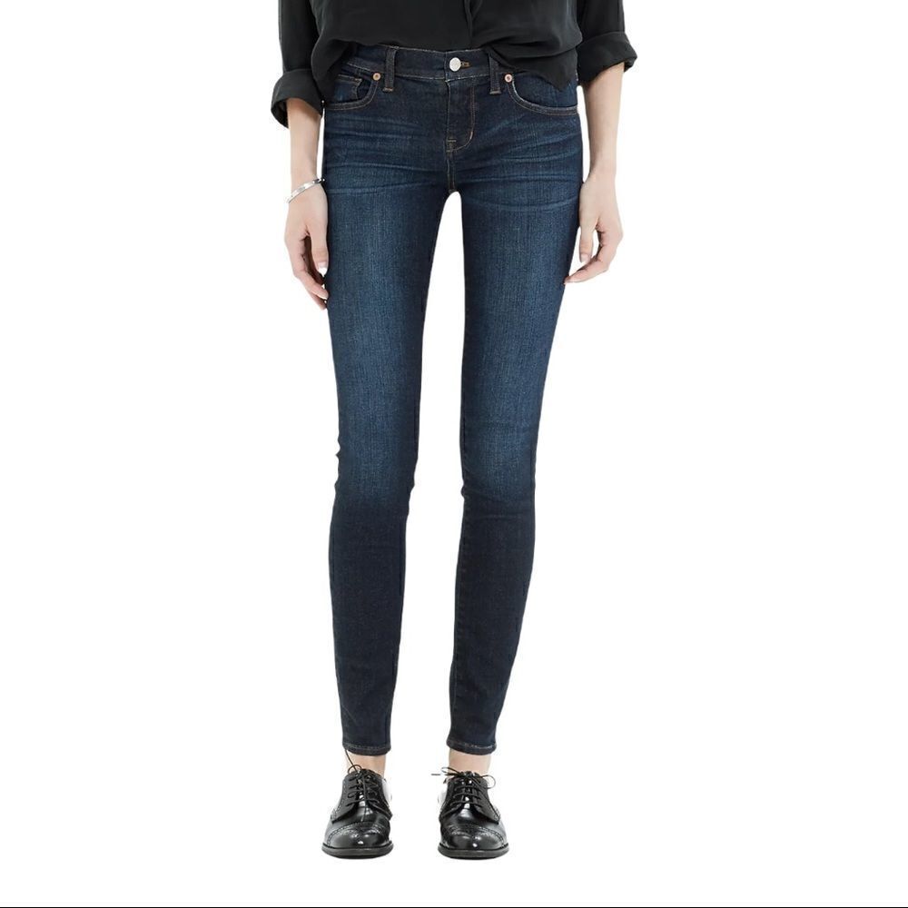 Madewell Skinny Skinny Darkwash 8” Rise Jeans Size 26